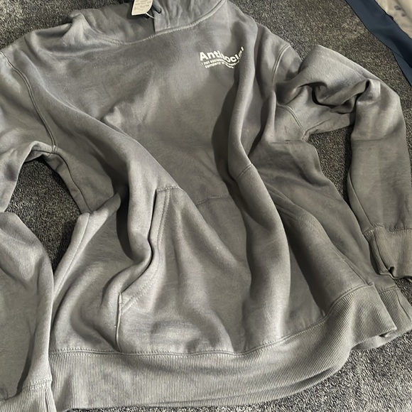 Antisocial Gray Sweatshirt - Picture 2 of 3